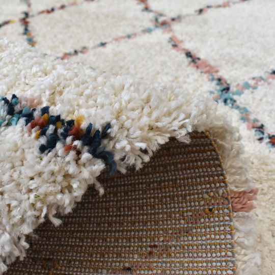 Shaggy Attic Covor Rectangular Cream-multi