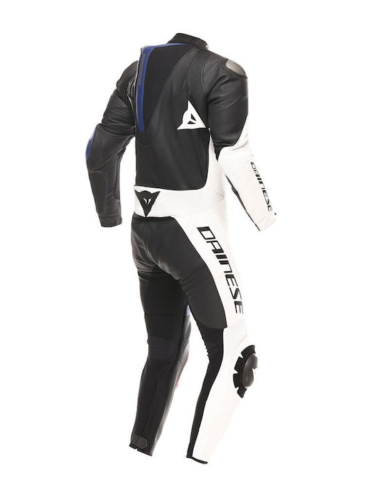 Dainese Dainese Demon Sprint Men's Leather Riding Suit Black/White/Red Lava