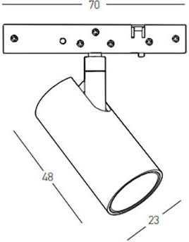 Zambelis Lights LED Θερμό Λευκό Σποτ σε Μπρούτζινο Χρώμα