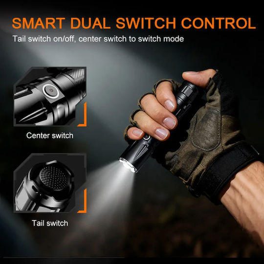 Ledholics Flashlight LED IP67 with Maximum Brightness 1800lm