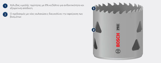 Bosch Ποτηροπρίονο Multi Material Ξηρής Κοπής με Διάμετρο 67mm