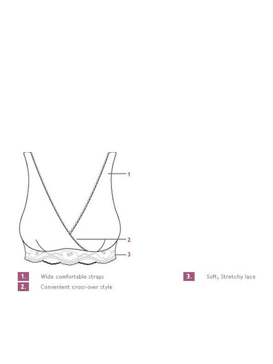 Carriwell Organic Bumbac Sutien de maternitate și alăptare Beige