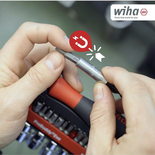 Wiha Magnetic Căpăcel cu Patrat de Prindere 1/4" Diametru 72mm 1buc