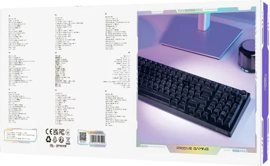 Proove Slicker Drahtlos Gaming Mechanische Tastatur 98% mit Outemu Rot Schaltern und RGB-Beleuchtung (Englisch US)