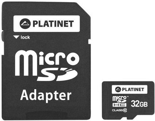 Platinet Pro3 microSDHC 32GB U3 V30 UHS-III 90MB/s με αντάπτορα