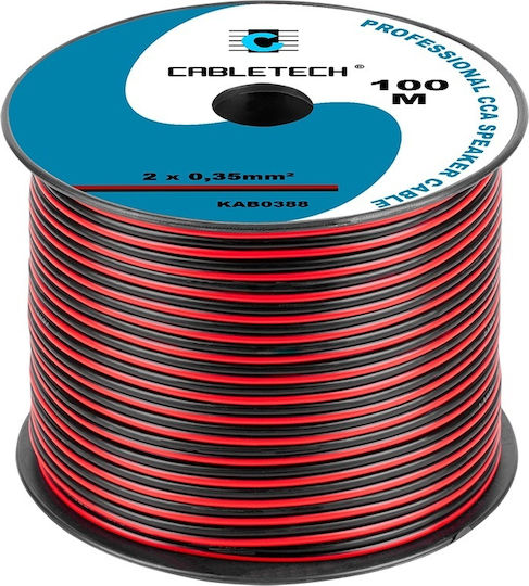 Cabletech Кабел за високоговорители Непрекъснат 100м (KAB0388)