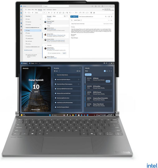 Lenovo ThinkBook 16.7" OLED 120Hz (Kern Ultra 7-258V/32GB/1TB SSD/W11 Pro) Luna Grey (US Tastatur)
