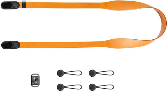 Peak Design Form Leather Camera Strap Short Amber 1.03m