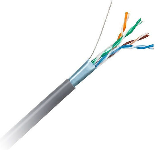 Cabletech U/UTP Cat.5e (Gigabit) Мрежов Кабел Ethernet 305м Сив