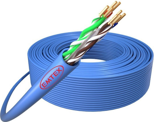 U Utp Cable Category 6 24awg Lszh Jacket Dca-s1 D2 A1 Emtex 305m