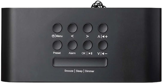 Lenco DIR-121BK Настолен Радиоприемник с Мрежово Захранване DAB+ с Bluetooth Черен