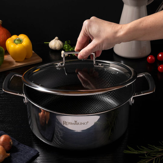 Rosmarino Καπάκι για Τηγάνι και Κατσαρόλα Γυάλινο 24cm