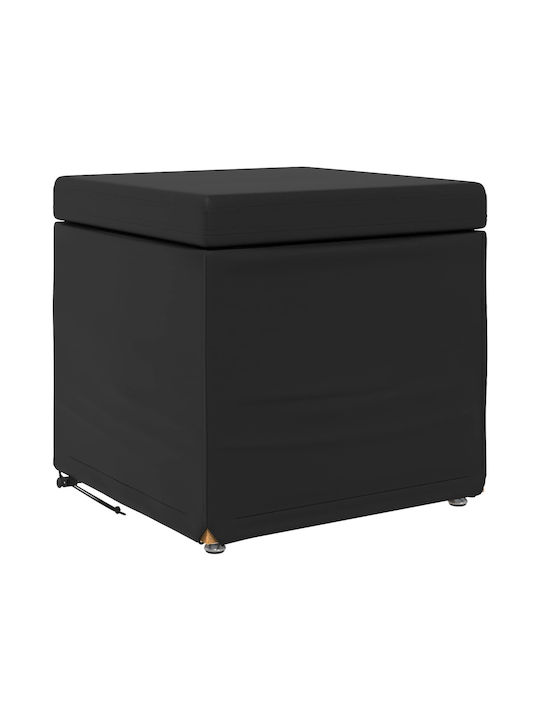 Stool For Kitchen Wooden Black 41x41x40cm