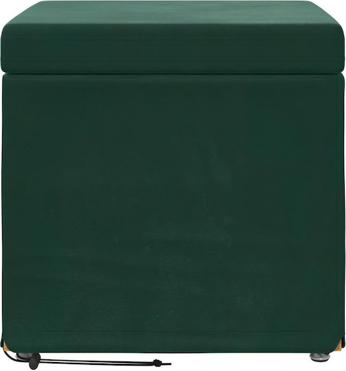 Scaune Bucătărie Tapițat cu Catifea Verde închis 41x41x40buc