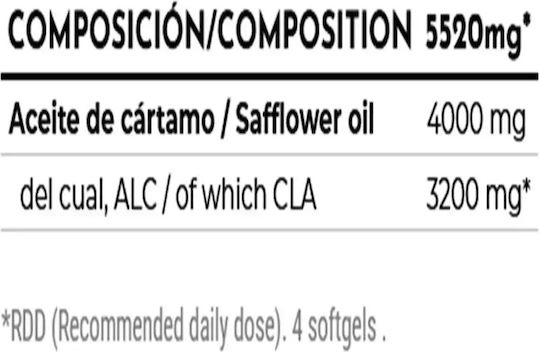 Zoomad Labs CLA 3200mg 100 μαλακές κάψουλες