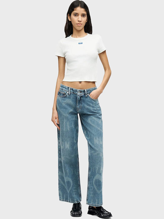 Γυναικείο Jean Παντελόνι Medium Aged Denim