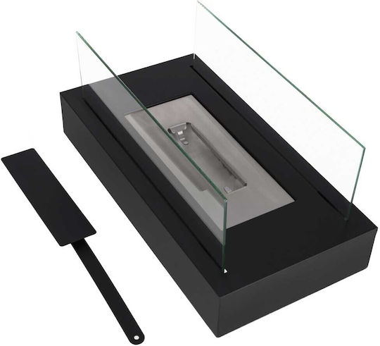 de birou Șemineu pe bioetanol Interior / Exterior Negru 35x18x15cm