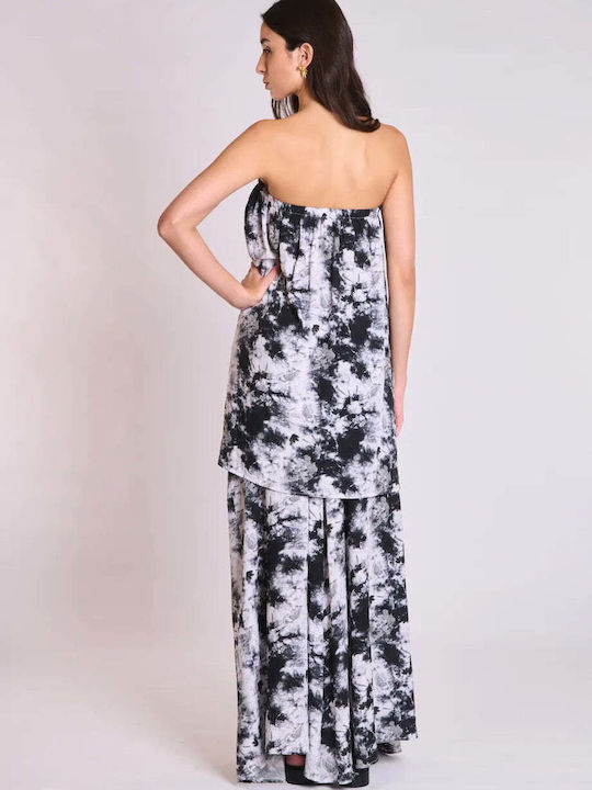 Summer Maxi Wrap Dress Noir AT142B01VPR Butterfly