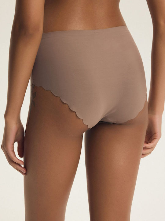 Polly High Waist Women's Slip 2Pack Beige
