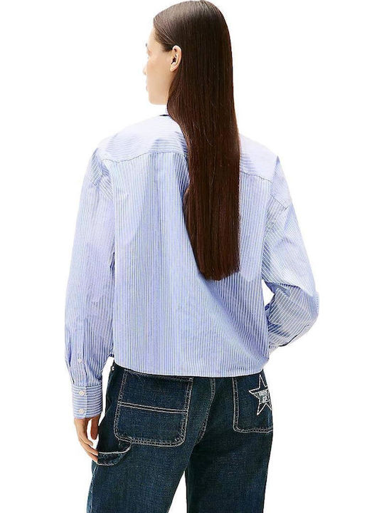 Women's Long Sleeve Shirt Blue