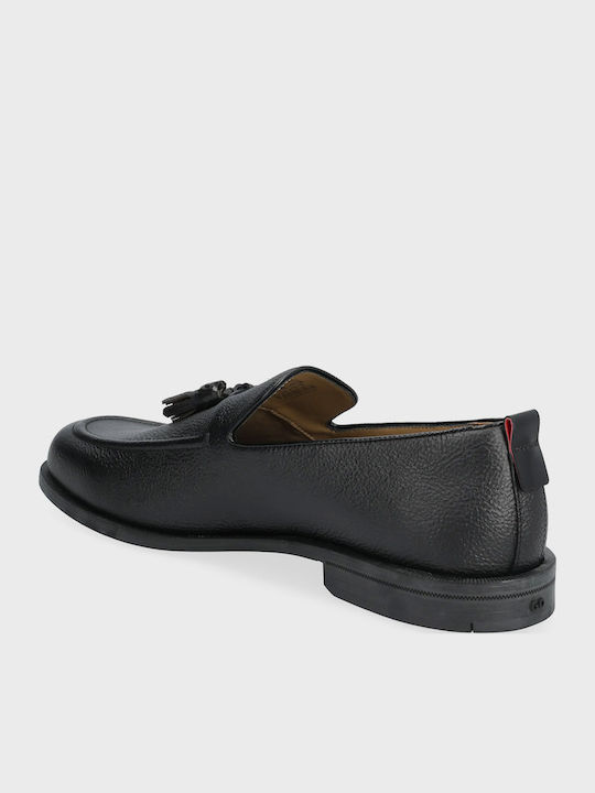Men's Leather Loafers Black