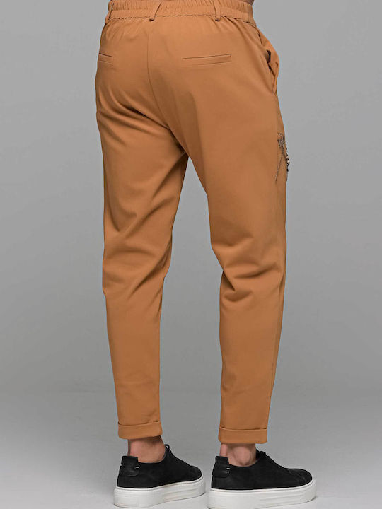 Kowalski Men's Stretch Brown Trousers