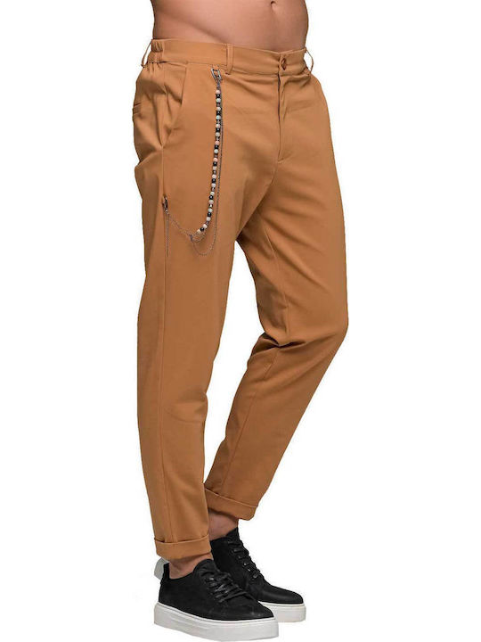 Kowalski Men's Stretch Brown Trousers