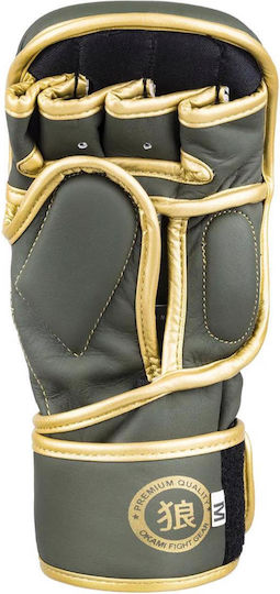 Okami MMA Gloves Training V2 Leather Olive