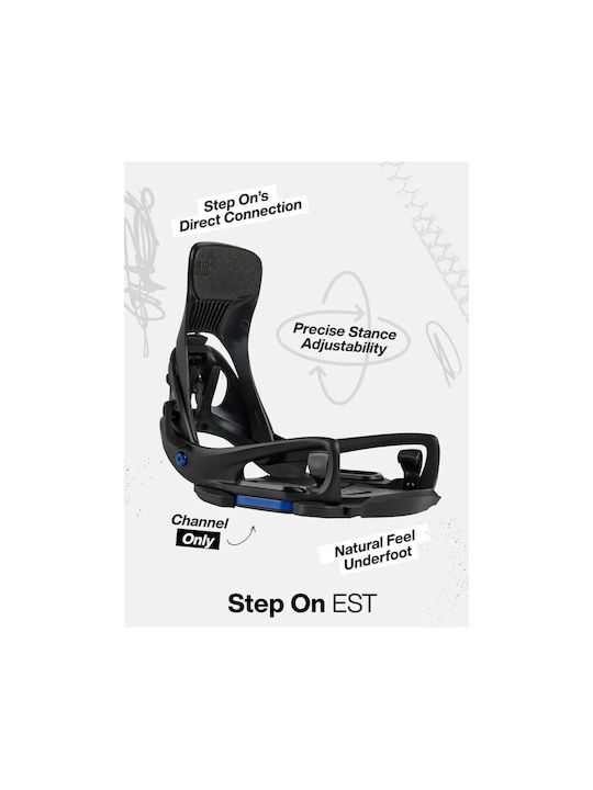 Burton Genesis Est Ski & Snowboard Bindings Silver
