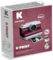 Kidywolf KDW-182693 Children's Camera with Thermal Printing Red