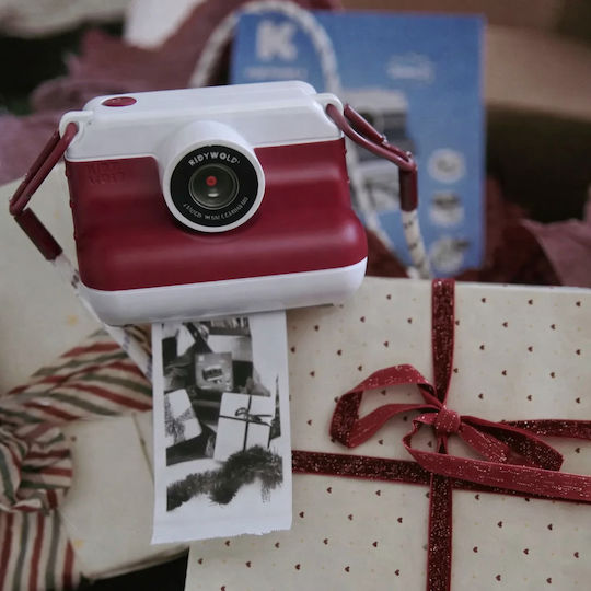 Kidywolf KDW-182693 Children's Camera with Thermal Printing Red