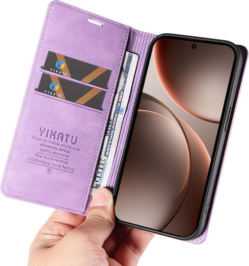 Yikatu Book Purple (Oppo Find X9 Pro 5G)