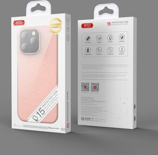 XO Задна корица Силикон Жълт (iPhone 15 Pro)