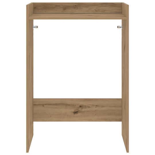 vidaXL Bathroom Cabinet Laundry L67.5xW48xH97cm Walnut