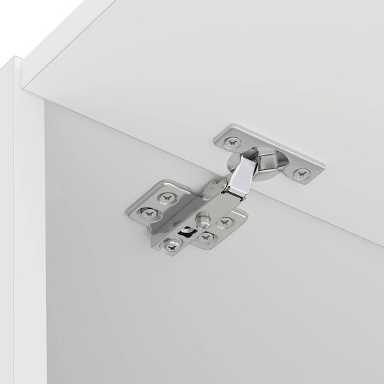 vidaXL Bathroom Cabinet Laundry L67.5xW68xH200cm White