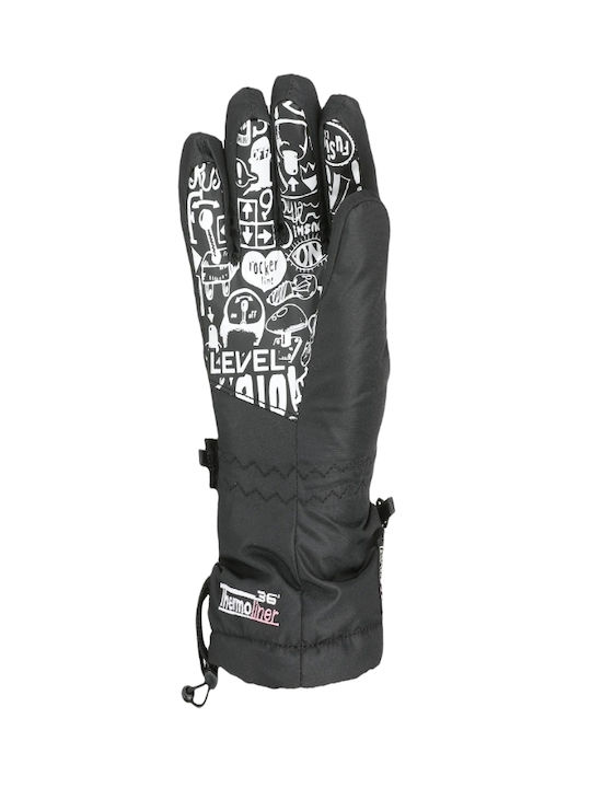 Level Kids Ski & Snowboard Gloves Pink