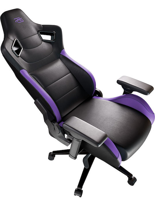 Proove Premium Καρέκλα Gaming Δερματίνης Μαύρο / Μωβ