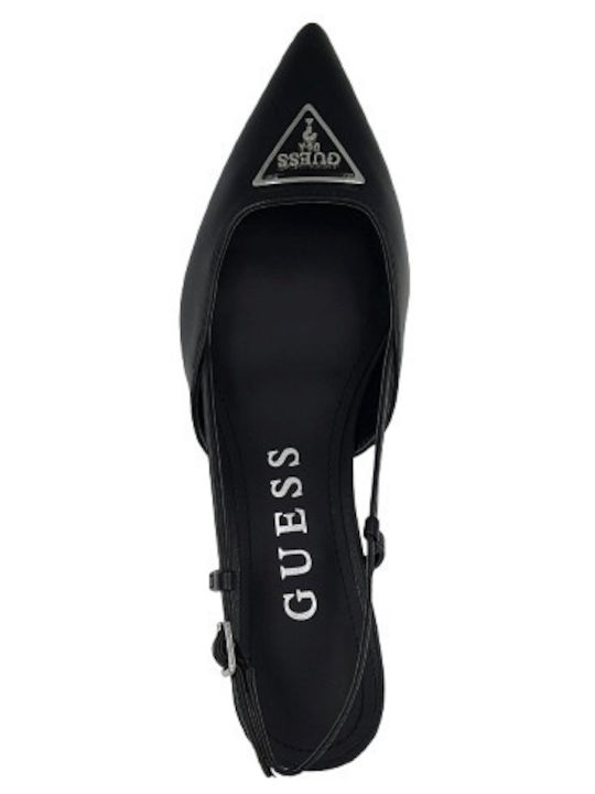 Leder Pumps Schwarz