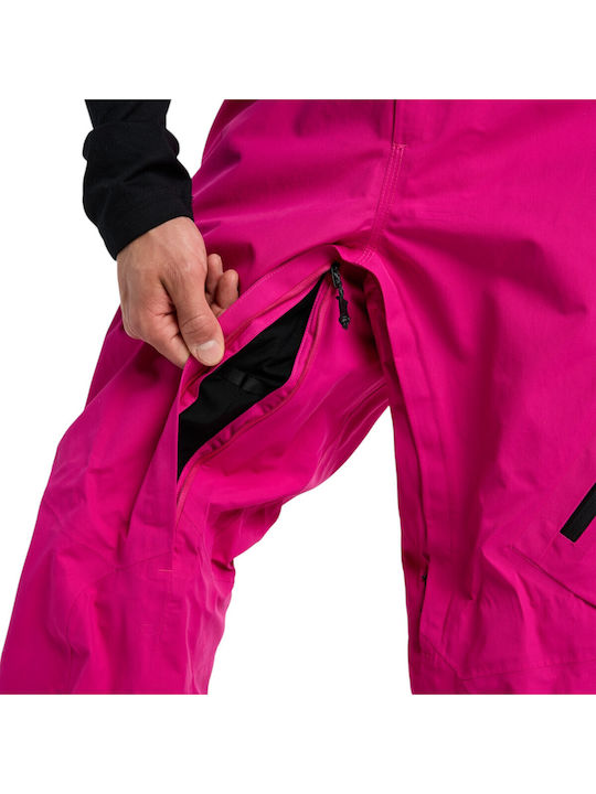 Burton Ak Gore-tex Cyclic 100001B69PRG Men's Trousers for Ski & Snowboard Fuchsia