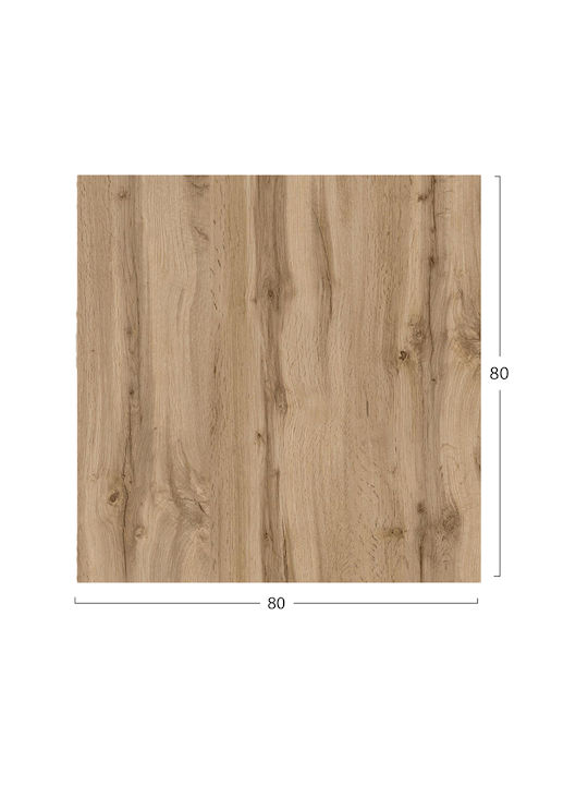 HomeMarkt Επιφάνεια Τραπεζιού από Μοριοσανίδα 80x80cm HM5839
