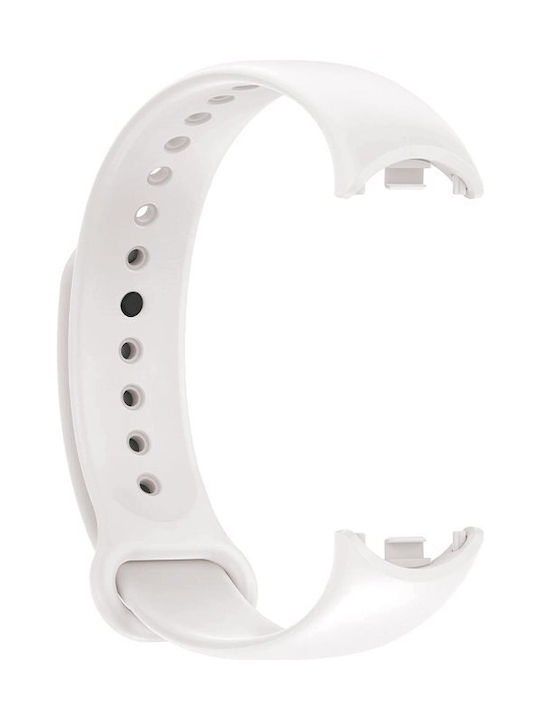 Curea Xiaomi Mi Band 8 Silicon Sport Silicon Oficială Albă Oem Curea Xiaomi Mi Band 8 Silicon Sport Silicon Oficială Albă Oem