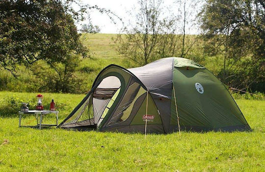 Coleman Darwin 3 Plus Camping Tent Tunnel Green 4 Seasons for 3 People 320x180x180cm