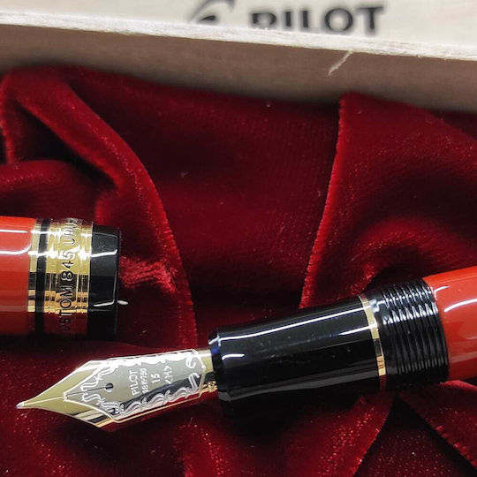Pilot Custom Πένα Γραφής Broad Κόκκινη