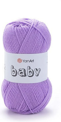 Yarn Art Strickgarn 100% Acryl Baby Lila 9560 Länge 150m Gewicht 50g