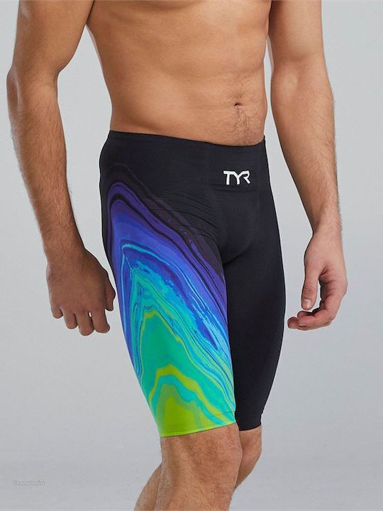 Tyr Venzo vzvlw6a-334 Renn-Jammer Badeanzug Schwimmen Blau