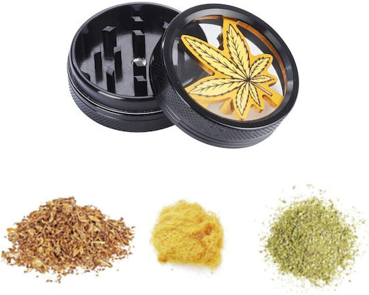 Champ High Golden Leaf Grinder 2 Parts 50mm