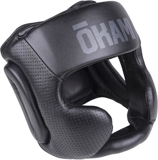 Okami Adult Full Face Boxing Headgear Black