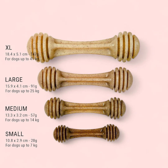 Sodapup Μασητικό Δοντιών Σκύλου Ανθεκτικό Honey Bone Dental Small Medium Small