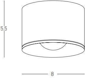 Zambelis Lights LED Spot in White Color