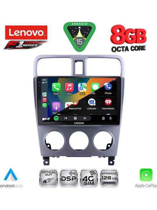 Lenovo Car Audio System for Subaru Forester 2002-2008 (Bluetooth/USB/WiFi/GPS/Apple-Carplay/Android-Auto) with Touch Screen 9"